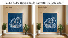 Load image into Gallery viewer, old dominion university logo reading correctly on both sides of house flag