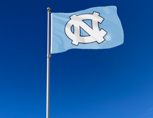 Load image into Gallery viewer, outdoor display of university of north carolina flag for tailgate decor