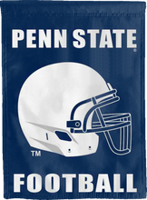 Load image into Gallery viewer, blue penn state football double sided house flag for man cave decor