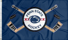 Load image into Gallery viewer, penn state hockey flag for college dorm decor