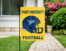 Load image into Gallery viewer, gold point university football double sided garden flag for yard decor