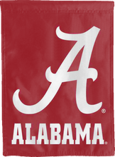Load image into Gallery viewer, red university of alabama double sided house flag for college dorm decor