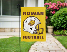 Load image into Gallery viewer, gold rowan football garden flag for yard decor
