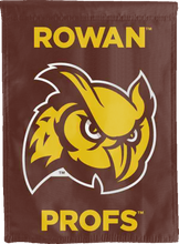 Load image into Gallery viewer, brown rowan university profs double sided house flag for game day decor