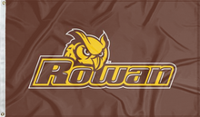Load image into Gallery viewer, brown rowan university profs flag for college dorm decor