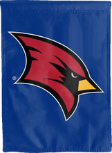 Load image into Gallery viewer, blue saginaw valley state university double sided house flag for man cave decor