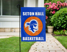 Load image into Gallery viewer, blue seton hall basketball garden flag for yard decor