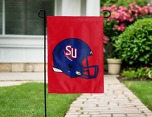 Load image into Gallery viewer, red shenandoah university football garden flag for yard decor