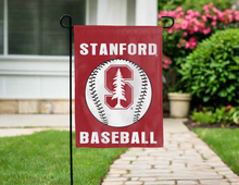 Load image into Gallery viewer, red stanford baseball garden flag for yard decor