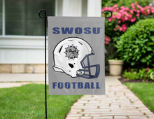 Load image into Gallery viewer, grey swosu football garden flag for yard decor