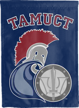 Load image into Gallery viewer, blue tamuct warriors double sided house flag for man cave decor