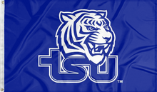Load image into Gallery viewer, blue tennessee state university flag for college dorm decor