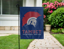 Load image into Gallery viewer, blue texas a&m central texas double sided garden flag for yard decor