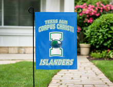 Load image into Gallery viewer, blue texas a&m corpus christi islanders double sided garden flag for yard decor