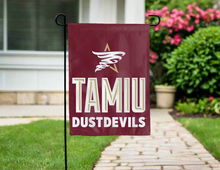 Load image into Gallery viewer, brown texas A&M international university double sided garden flag for yard decor
