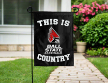 Load image into Gallery viewer, this is ball state cardinals country double sided garden flag for yard decor