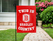 Load image into Gallery viewer, this is bradley university country garden flag for yard decor