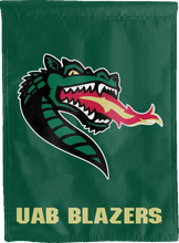 Load image into Gallery viewer, university of alabama at birmingham blazers house flag for man cave decor
