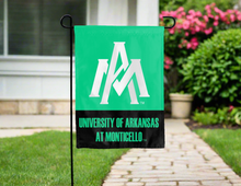 Load image into Gallery viewer, university of arkansas monticello double sided garden flag for yard decor