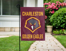 Load image into Gallery viewer, university of charleston golden eagles double sided garden flag for yard decor