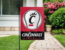 Load image into Gallery viewer, university of cincinnati baseball garden flag for yard decor