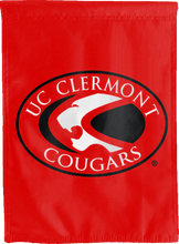 Load image into Gallery viewer, red university of cincinnati clermont double sided house flag for game day decor