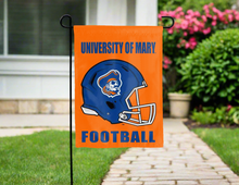 Load image into Gallery viewer, orange university of mary football garden flag for yard decor