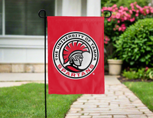 Load image into Gallery viewer, red university of tampa spartans double sided garden flag for yard decor