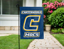 Load image into Gallery viewer, university of tennessee at chattanooga double sided garden flag for yard decor