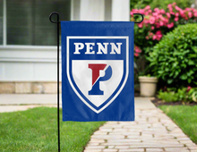 Load image into Gallery viewer, blue upenn double sided garden flag for yard decor