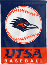 Load image into Gallery viewer, utsa baseball double sided house flag for man cave decor
