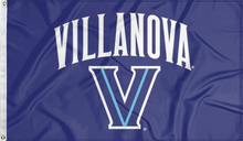 Load image into Gallery viewer, blue villanova university flag for college dorm decor