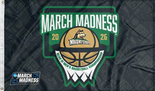 Load image into Gallery viewer, wright state basketball march madness 2026 flag for college dorm decor