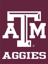 Load image into Gallery viewer, Maroon Texas A&M House Flag with ATM Aggies Logo