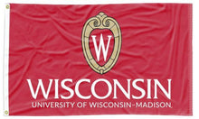 Load image into Gallery viewer, University of Wisconsin - Madison 3x5 Flag