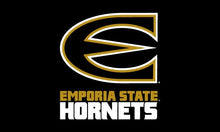 Load image into Gallery viewer, Emporia State University - Hornets Black 3x5 Flag