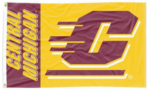 Load image into Gallery viewer, Central Michigan University - 2 Panel C 3x5 Flag