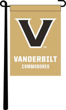 Load image into Gallery viewer, Gold 13x18 Vanderbilt Commodores Garden Flag