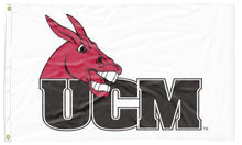 Load image into Gallery viewer, University of Central Missouri - UCM White 3x5 Flag