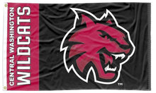 Load image into Gallery viewer, Central Washington University - Wildcat 3x5 Flag
