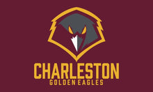 Load image into Gallery viewer, University of Charleston - Golden Eagles Maroon 3x5 Flag