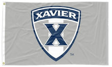 Load image into Gallery viewer, Xavier University - Musketeers Shield Gray 3x5 Flag