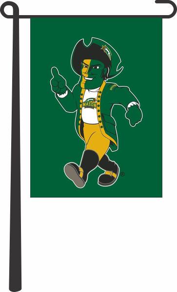George Mason Patriots Garden Flag - Double Sided 13" X 18" Polyester Banner For Garden Or Porch (GMU Officially Licensed)