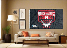 Load image into Gallery viewer, Nebraska Basketball 2026 March Madness 3x5 Flag
