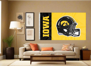 Iowa - Football 3x5 Flag