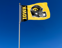 Load image into Gallery viewer, Iowa - Football 3x5 Flag
