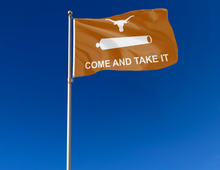 Load image into Gallery viewer, 3x5 Texas Loghorns Come and Take It Flag

