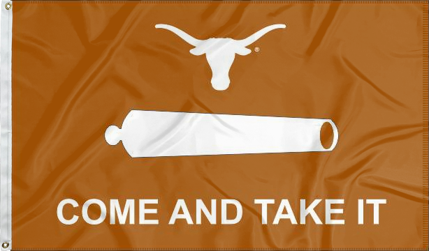 3x5 Texas Loghorns Come and Take It Flag