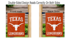 Load image into Gallery viewer, University of Texas Longhorns Garden Flag
