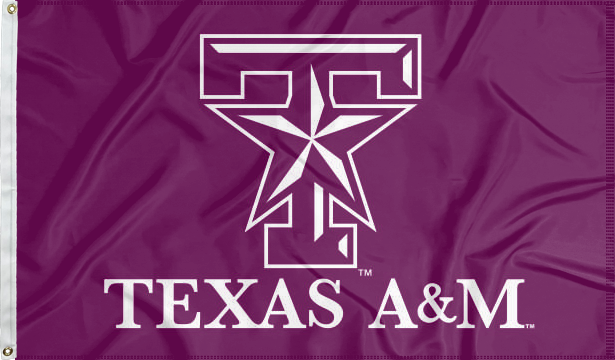 3x5 Texas A&M Flag with Texas A&M Star Logo